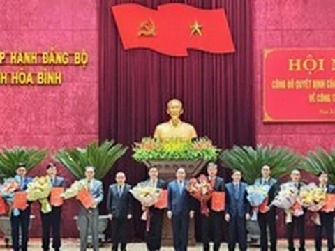 Điều động, bổ nhiệm nhân sự chủ chốt tỉnh Hòa Bình
