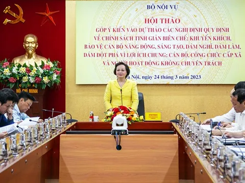 Cán bộ dám nghĩ, dám làm có thể được bổ nhiệm vượt cấp