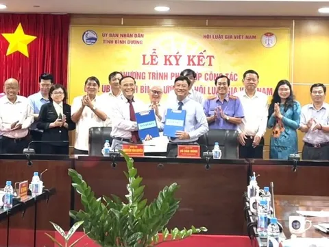 Đảng đoàn Hội Luật gia Việt Nam làm việc với Tỉnh ủy Bình Dương