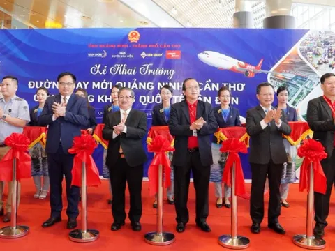Vietjet chính thức khai trương đường bay thẳng đầu tiên giữa Cần Thơ và Vân Đồn