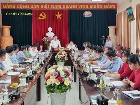 Ủy ban Kiểm tra Trung ương làm việc với tỉnh Vĩnh Long