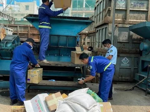 Tp.HCM: Tiêu hủy hơn 2.240 đơn vị sản phẩm không nguồn gốc xuất xứ