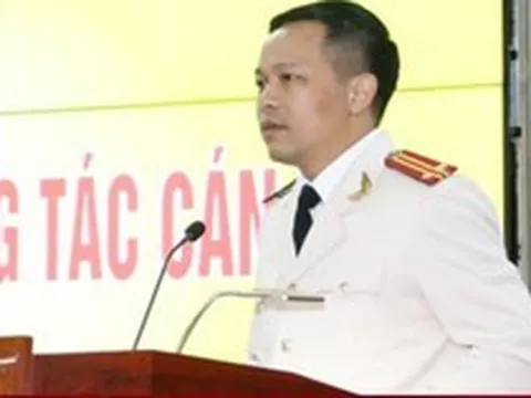 Trung tá Phạm Văn Dũng giữ chức Phó Giám đốc Công an tỉnh Quảng Ninh
