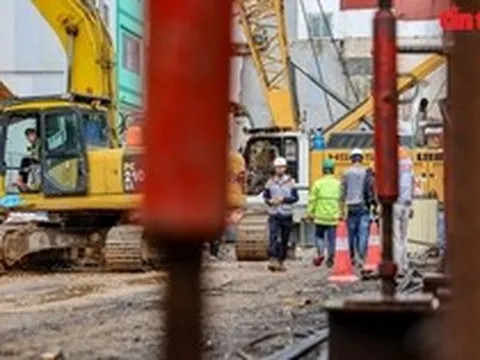 Metro Nhổn - Ga Hà Nội thi công 3 ca xuyên kỳ nghỉ lễ