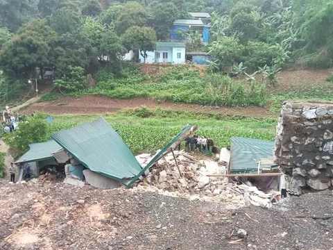 3 mẹ con tử vong trong vụ sạt lở bờ kè, 1 người bị thương