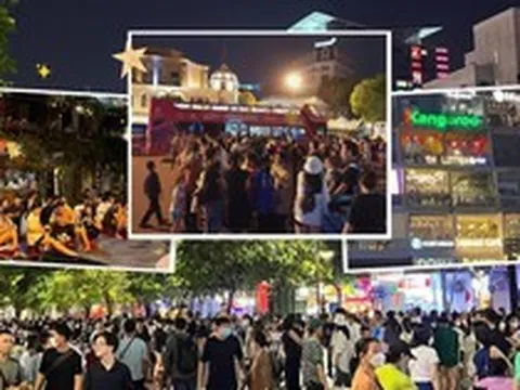 Ngày lễ 30/4 tại hai miền: Hà Nội xếp hàng dài chờ buýt 2 tầng, TP.HCM tấp nập người tại phố đi bộ