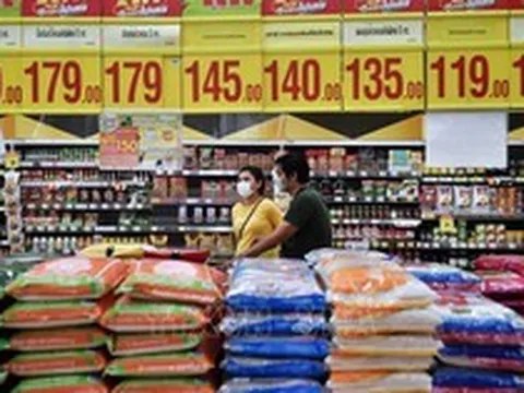 Giá gạo xuất khẩu của Thái Lan lên mức cao nhất trong hơn hai tháng