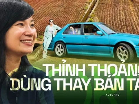 Bà chủ trang trại mua Honda Accord gần 40 tuổi, sửa tốn gấp 3 tiền xe: ‘Mới đi thì cực nhưng dần lại vui, thỉnh thoảng dùng thay bán tải’