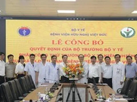 Thứ trưởng Bộ Y tế phụ trách, điều hành Bệnh viện Việt Đức từ ngày 1/5/2023