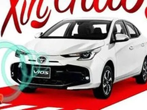 Toyota Vios 2023 lần đầu lộ ảnh chính thức tại Việt Nam: Đầu xe mới, thêm nhiều trang bị, giá bán không đổi