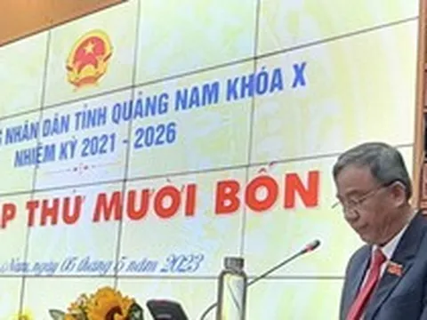 Lý do Chủ tịch HĐND Quảng Nam vắng mặt tại kỳ họp lần thứ 14