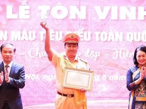 Niềm vui 45 lần hiến máu của Trung tá công an ở Đà Nẵng