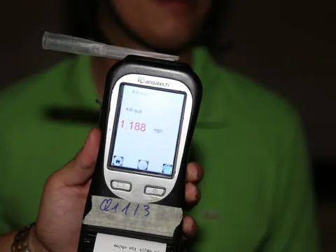 Công an thông tin việc nhiều cán bộ ở Cà Mau vi phạm nồng độ cồn