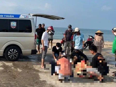 Bình Thuận: Ba nam thanh niên xuống tắm biển, 2 người bị chết đuối