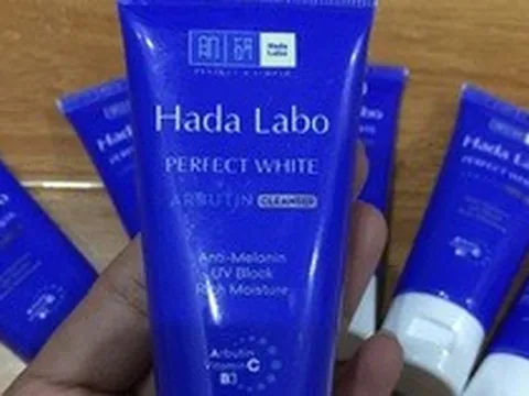 Thu hồi lô mỹ phẩm Hada Labo Perfect White Cleanser không đạt chất lượng