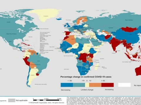 COVID-19: Khu vực có Việt Nam lên "đầu bảng", khu vực lân cận tăng 223%