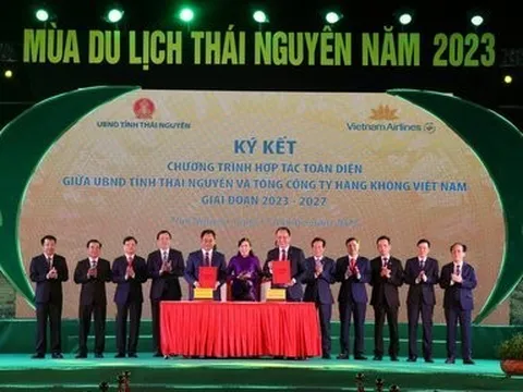 Vietnam Airlines và Thái Nguyên "bắt tay" xúc tiến du lịch, đầu tư