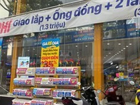 Vào mùa nóng cao điểm, máy lạnh vẫn ế