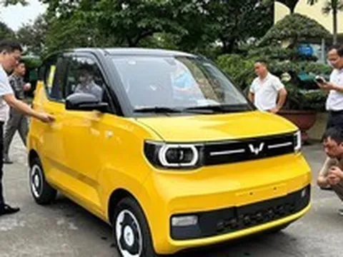 Xe điện HongGuang mini EV bất ngờ lộ diện tại nhà máy ở Hưng Yên