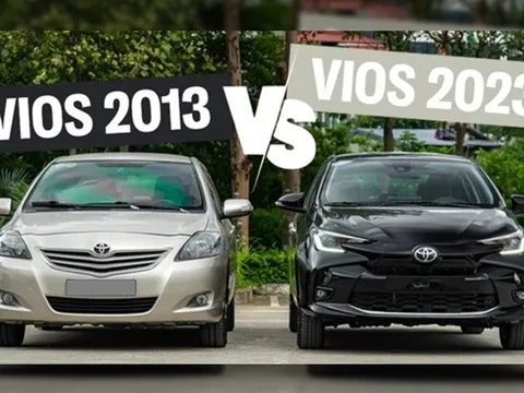 Tôi mang Vios 2013 của nhà ra so kè Toyota Vios 2023 vừa ra mắt: 10 năm vừa thêm, vừa bớt, bạn về phe nào?