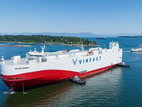 Lô xe VinFast VF 8 đầu tiên cập cảng Canada, sẵn sàng giao từ tháng 6