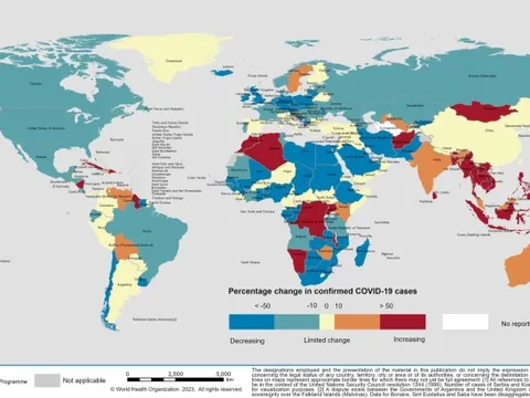 COVID-19: Khu vực có Việt Nam tăng 47%, đứng đầu thế giới về số ca