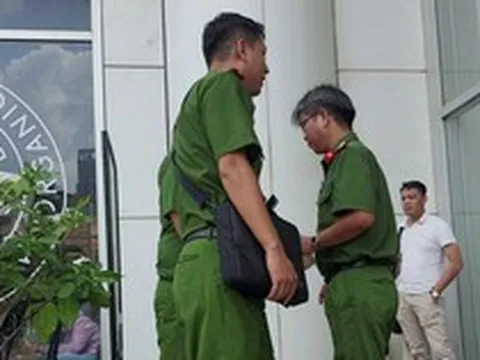 Công an kiểm tra công ty tài chính ở trung tâm TPHCM