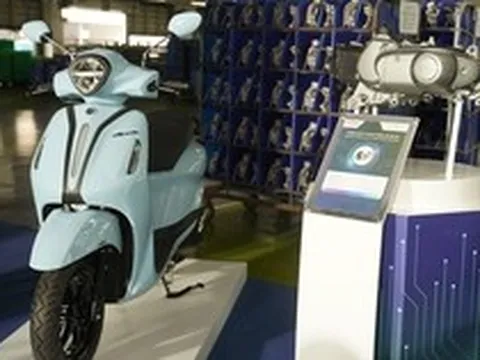 Xem dây chuyền lắp động cơ xe máy xuất khẩu tại Việt Nam: Ít nhất 400 chiếc/ngày, đóng bao bì cẩn thận