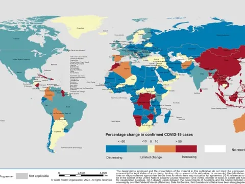 COVID-19: Màu đỏ lan đến Trung Quốc, Đông Nam Á tăng mạnh