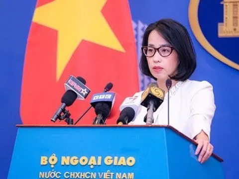 Yêu cầu Trung Quốc rút tàu Hướng Dương Hồng 10 khỏi vùng biển Việt Nam