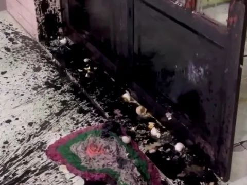 Điều tra vụ nhà 1 phụ nữ ở Long An bị ném nhớt, sơn, trứng thối