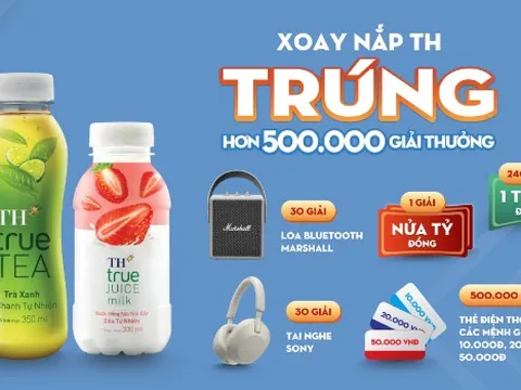 Hơn 500.000 quà tặng - Chương trình "Xoay nắp TH" khuấy đảo dân văn phòng