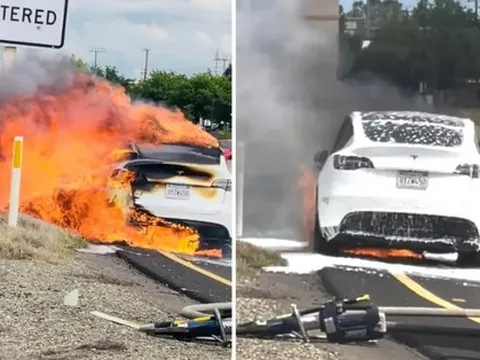 Xe điện Tesla bốc cháy ngùn ngụt, người đàn ông thoát nạn nhưng “cạn lời" với đề nghị kiểu thách đố từ hãng