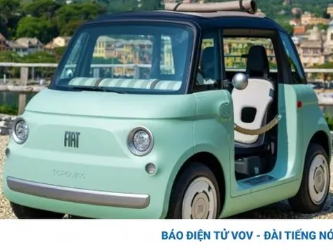 Fiat hé lộ ô tô điện cỡ nhỏ với thiết kế xinh xắn đậm chất "hoạt hình"