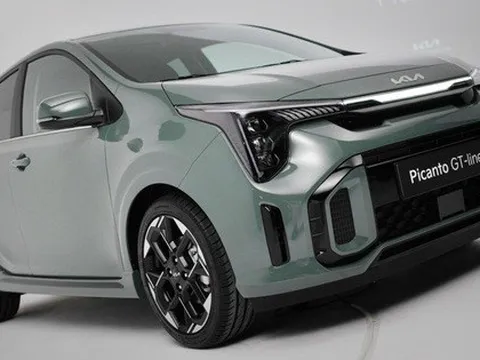 Kia Morning 2024 lần đầu lộ diện: Đèn pha như Carnival và Sorento mới, cạnh tranh Wigo, Grand i10