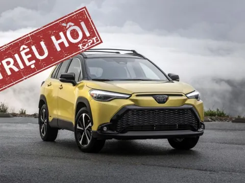 Triệu hồi gần 110.000 chiếc Toyota Corolla Cross, cảnh bảo không ngồi ghế phụ phía trước