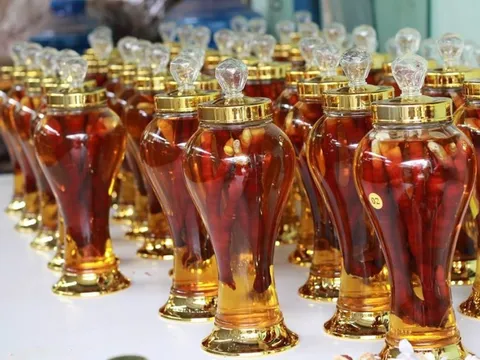 Uống rượu ngâm nấm, 7 người đàn ông nhập viện