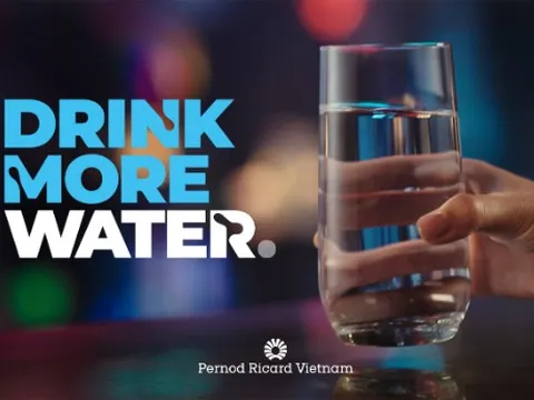 Pernod Ricard khởi động chiến dịch "Drink More Water" tại Việt Nam