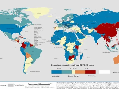 WHO: COVID-19 châu Á hạ nhiệt; Việt Nam, Indonesia... "xanh hóa"