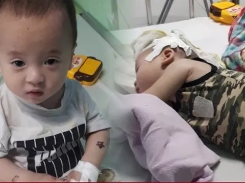 Con 14 tháng bệnh nặng cần 1,5 tỷ ghép tủy, bố bật khóc 'cả đời phụ hồ không đủ'