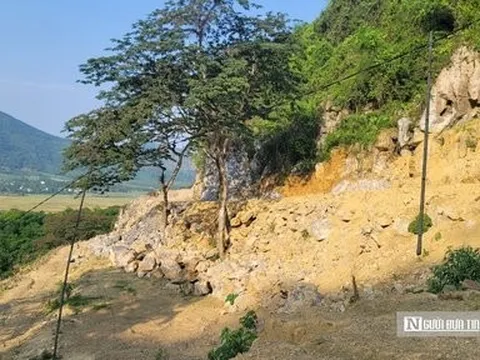 Thanh Hóa: Xẻ núi, xiên rừng phòng hộ mở đường vào trại lợn trái phép