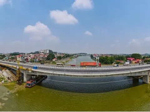 Hình ảnh cầu Như Nguyệt mở rộng trước ngày thông xe