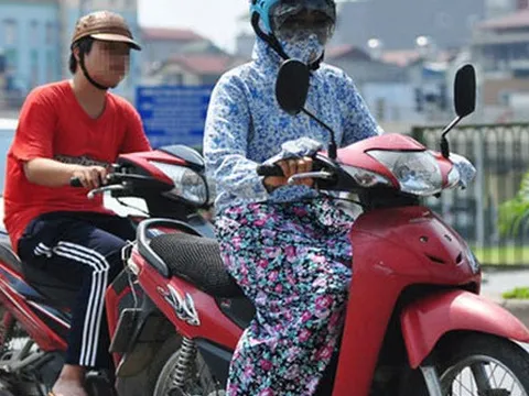 Nguy cơ tai nạn từ việc sử dụng áo chống nắng khi tham gia giao thông