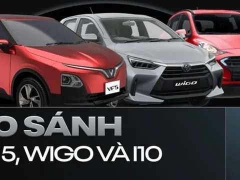 Giá lăn bánh ngang nhau, VinFast VF 5 Plus trang bị vượt trội Toyota Wigo, Hyundai i10