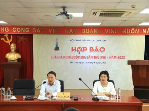 Có 9 giải A Giải báo chí quốc gia lần thứ XVII - năm 2022