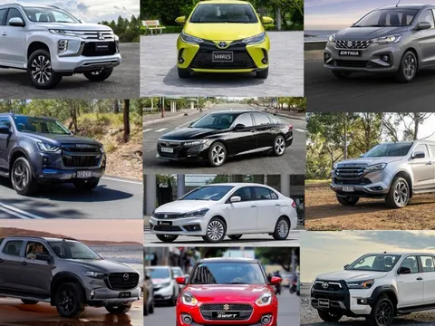 Top 10 mẫu xe bán ít nhất tháng 5/2023 - Những gương mặt quen thuộc