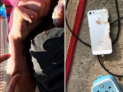 Cầm điện thoại đang sạc, bé trai 7 tuổi bị điện giật tử vong