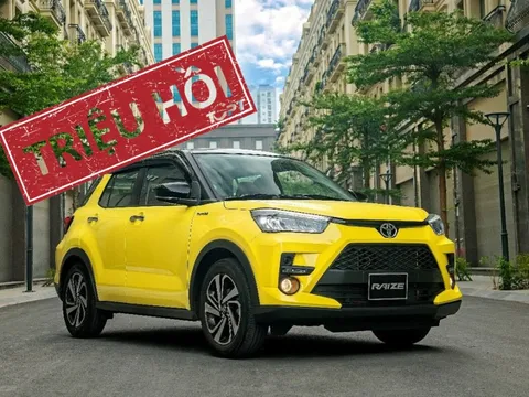 Chính thức triệu hồi Toyota Raize tại Việt Nam vì lỗi điều khiển túi khí