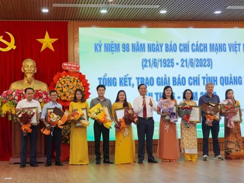 Báo Người Lao Động đoạt giải A Giải Báo chí tỉnh Quảng Trị