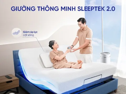 Vua Nệm ra mắt Giường thông minh Sleeptek